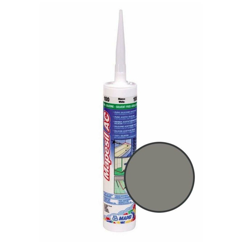 Mapei Mapesil AC 113 Cement Grey Silicone (310ml tube)