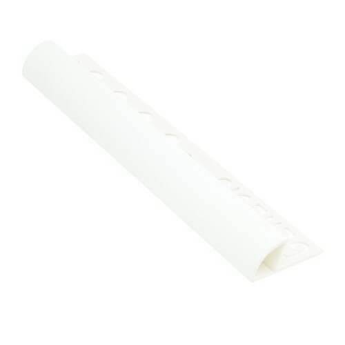 Genesis PVC Round Edge Trim 10mm White 2.5m (pack of 5)
