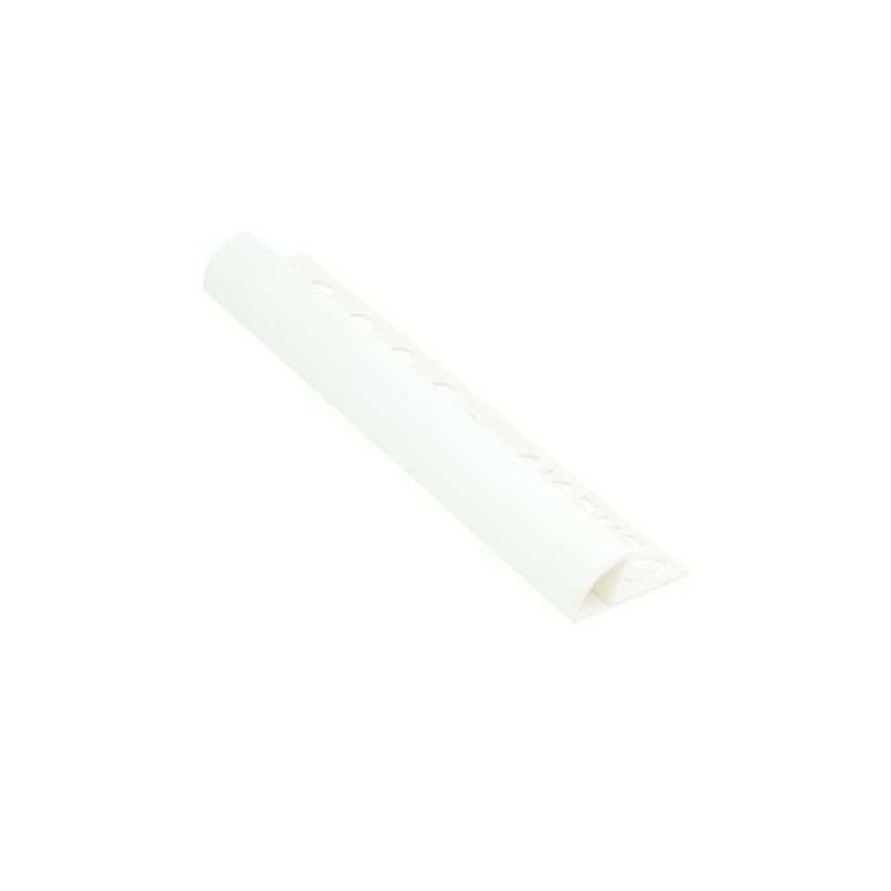 Genesis PVC Round Edge Trim 6mm White 2.5m (pack of 5)