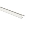 Genesis Aluminium Straight Edge Trim 6mm Bright Silver 2.5m (pack of 5)