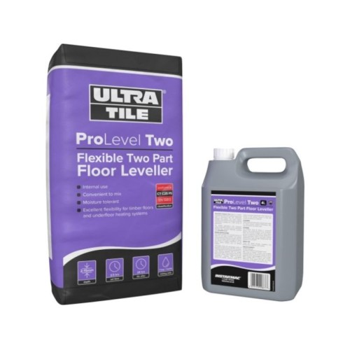 UltraTile ProLevel Two - Flexible Two Part Floor Leveller CT-C25-F5 (20kg bag & 4L bottle)