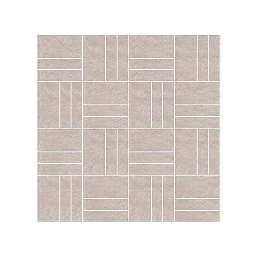 City Stone Clay Matt 30x30cm Linear Mosaic