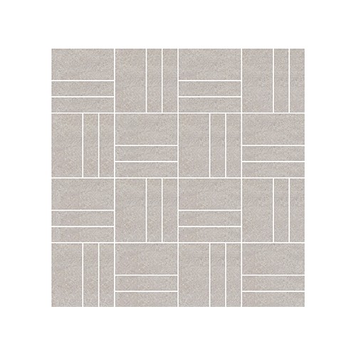City Stone Grey Matt 30x30cm Linear Mosaic