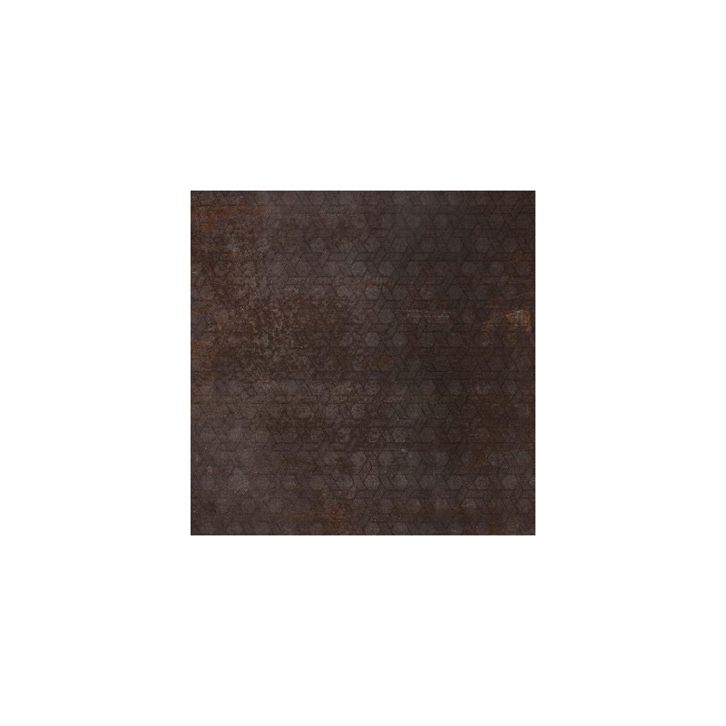 Evoque Metal Brown Lapatto 60x60cm Decor (box of 4)