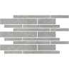 Fashion Stone Light Grey Lappato 30x60cm Thin Muretto Mosaic