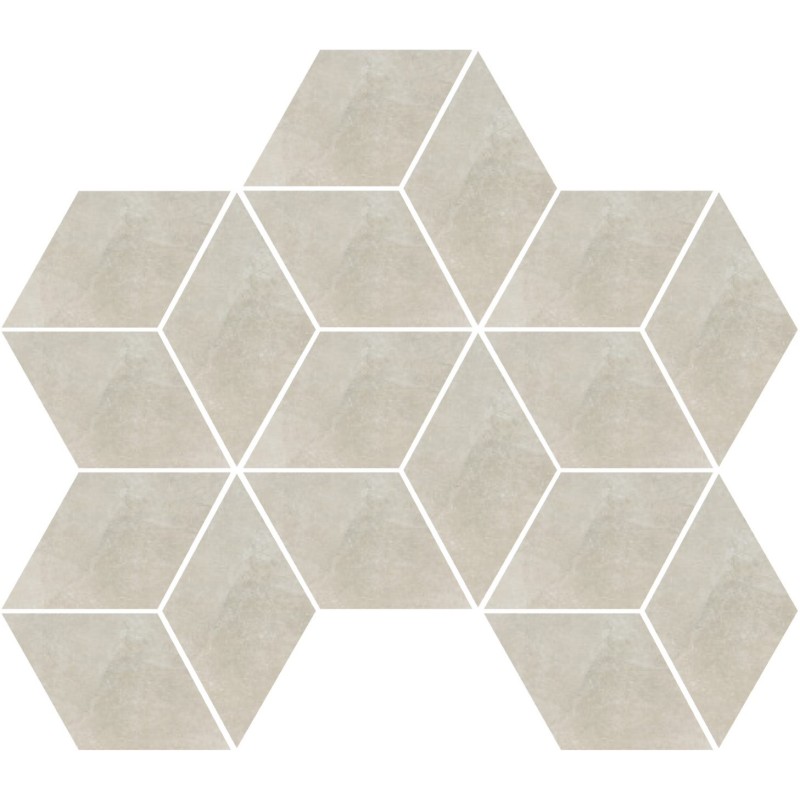 Fashion Stone Beige Matt 25.5x29.5cm Rhomboid Mosaic