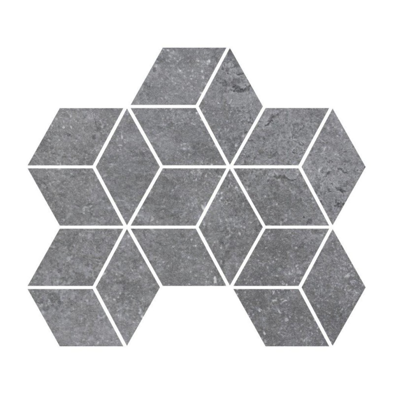 Fashion Stone Grey Matt 25.5x29.5cm Rhomboid Mosaic