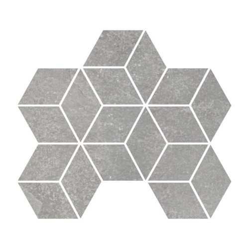 Fashion Stone Light Grey Matt 25.5x29.5cm Rhomboid Mosaic