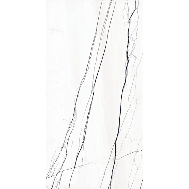Venato Marble White Full Lappato 60x120cm (box of 2): Whites Lappato Porcelain 60x120cm Wall and Floor