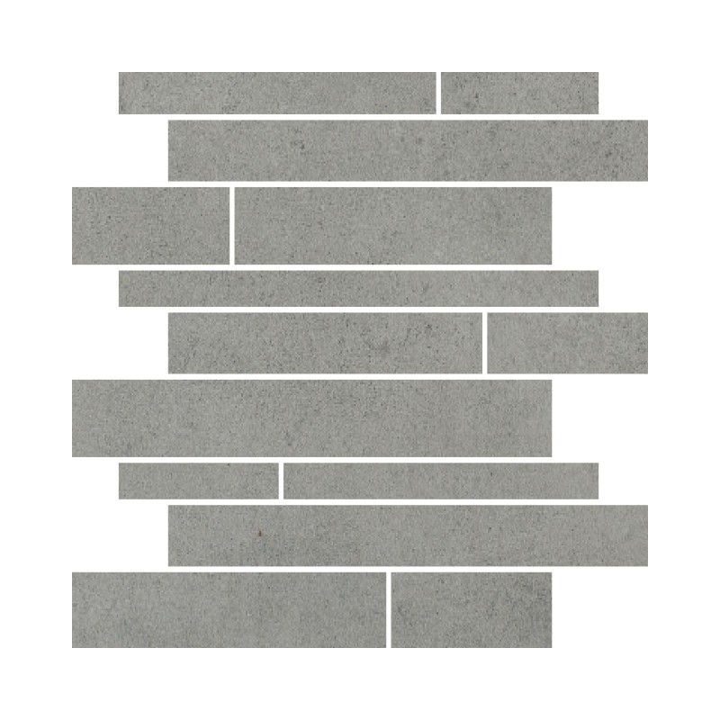 Surface Cool Grey Matt 30x30cm Brick Mosaic