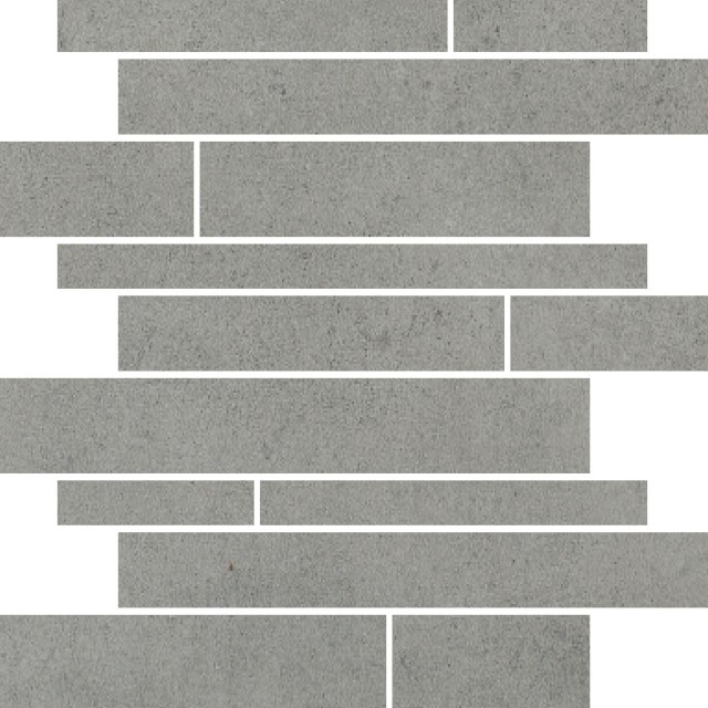 Surface Cool Grey Matt 30x30cm Brick Mosaic: Greys Matt Porcelain Mosaic Wall and Floor