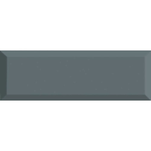 Subway Dark Grey Glossy 10x30 Bevel Decor (box of 27)