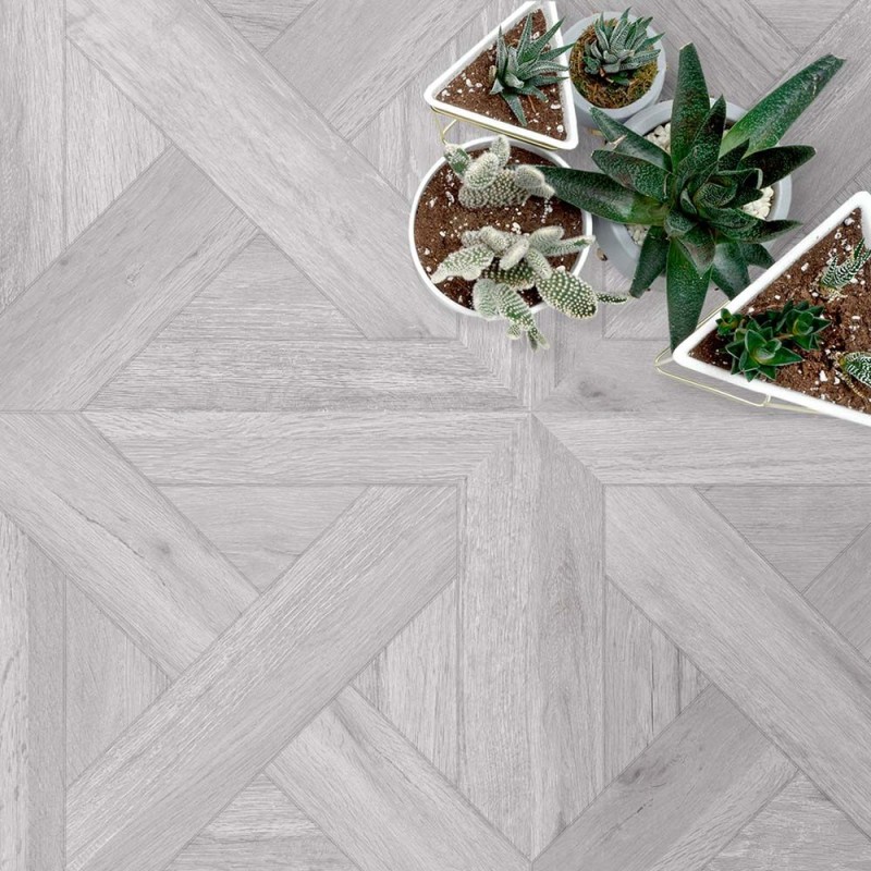 Argyll Parquet Grey 60x60cm (box of 4)