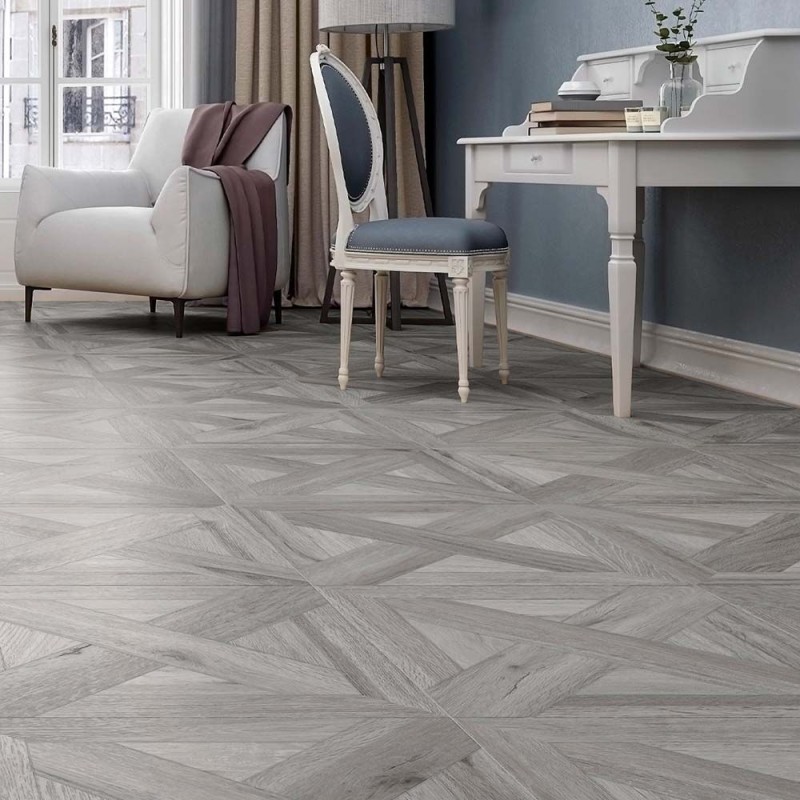 Argyll Parquet Grey 60x60cm (box of 4)