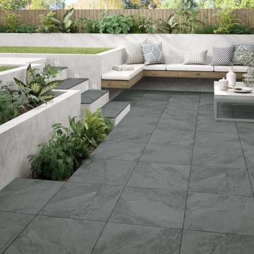 Wilsden Slate Black 60x60cm 20mm Outdoors (box of 2)