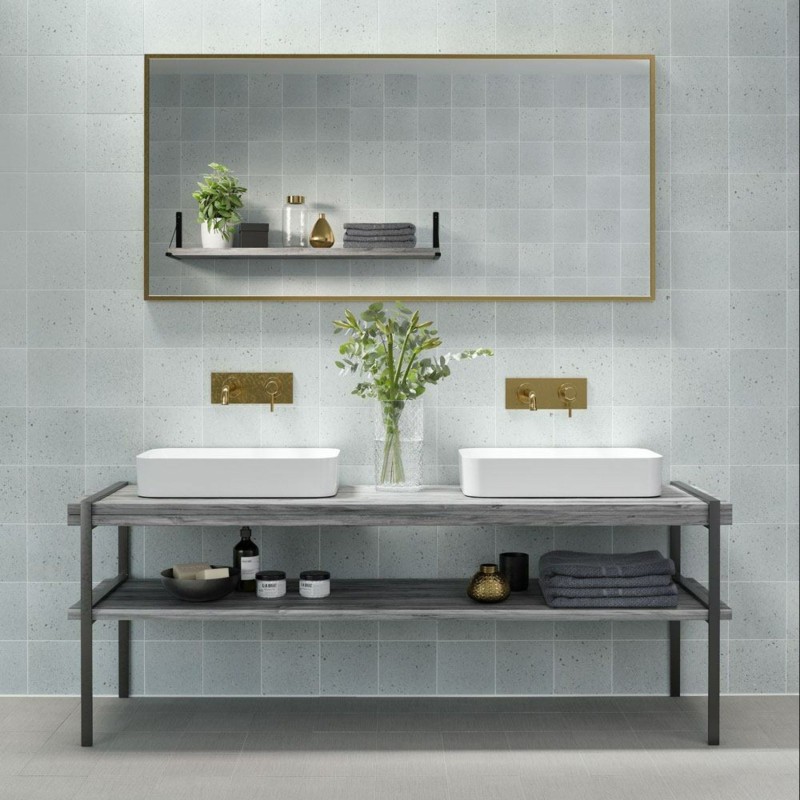 Terrazzo Light Blue 18.5x18.5cm (box of 13)