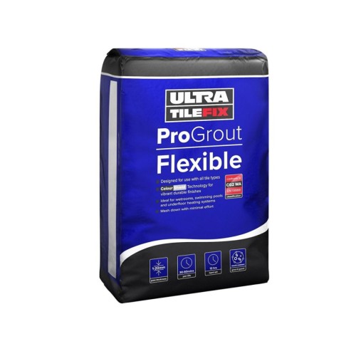 UltraTile ProGrout Flexible Black (3kg bag)