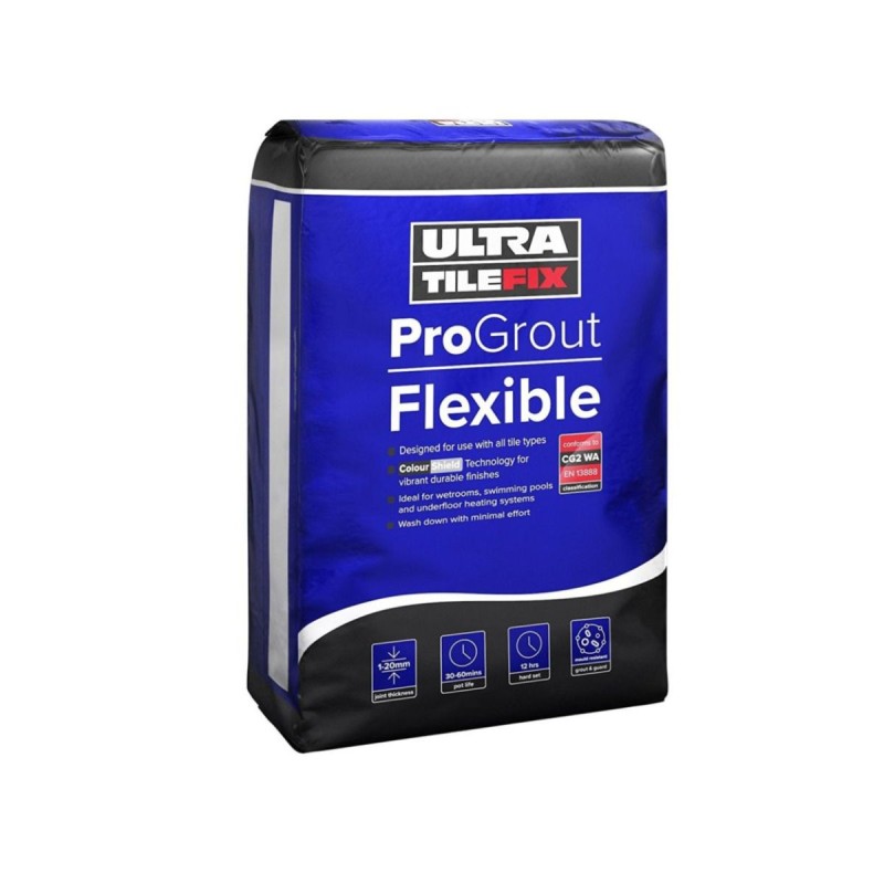 UltraTile ProGrout Flexible White (10kg bag)
