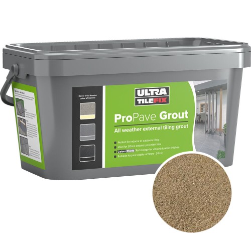 UltraTile ProPave Grout Natural Cashmere/ Buff (15kg tub)