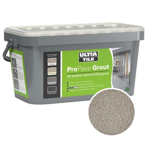 UltraTile ProPave Grout Pebble Grey (15kg tub)