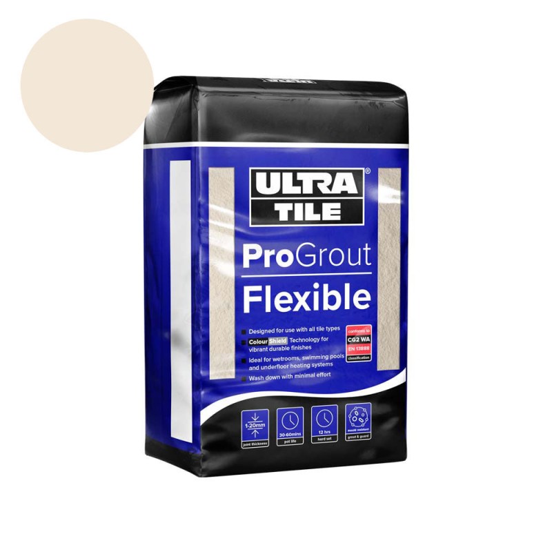 UltraTile ProGrout Flexible Jasmine (3kg bag)