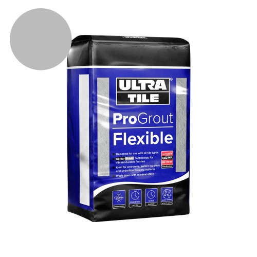 UltraTile ProGrout Flexible Silver Grey (3kg bag)