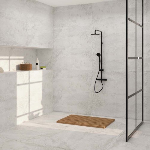 Iron White Lappato Porcelain 60x120cm (box of 2)
