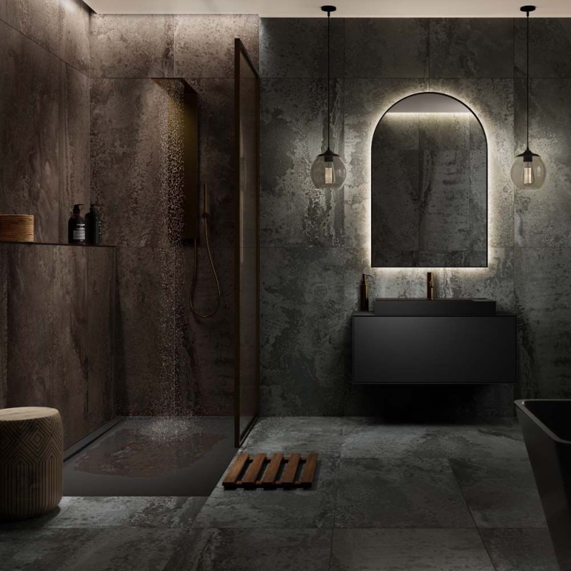 Iron Grey Lappato Porcelain 60x120cm (box of 2)