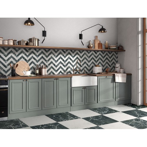 Classic Marble Carrara Matt Strip 7.5x30cm (per piece)