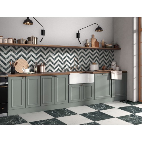 Classic Marble Verde Alpi Matt Strip 7.5x30cm (per piece)