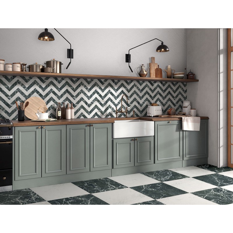 Classic Marble Verde Alpi Matt Strip 7.5x30cm (per piece)