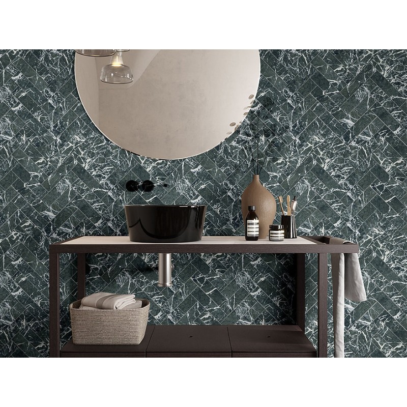 Classic Marble Verde Alpi Matt Strip 7.5x30cm (per piece)