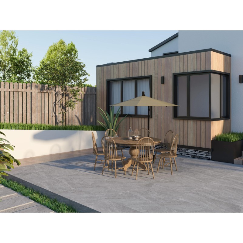 Rasen Grey 60x90cm 20mm (pallet of 21.6sqm)