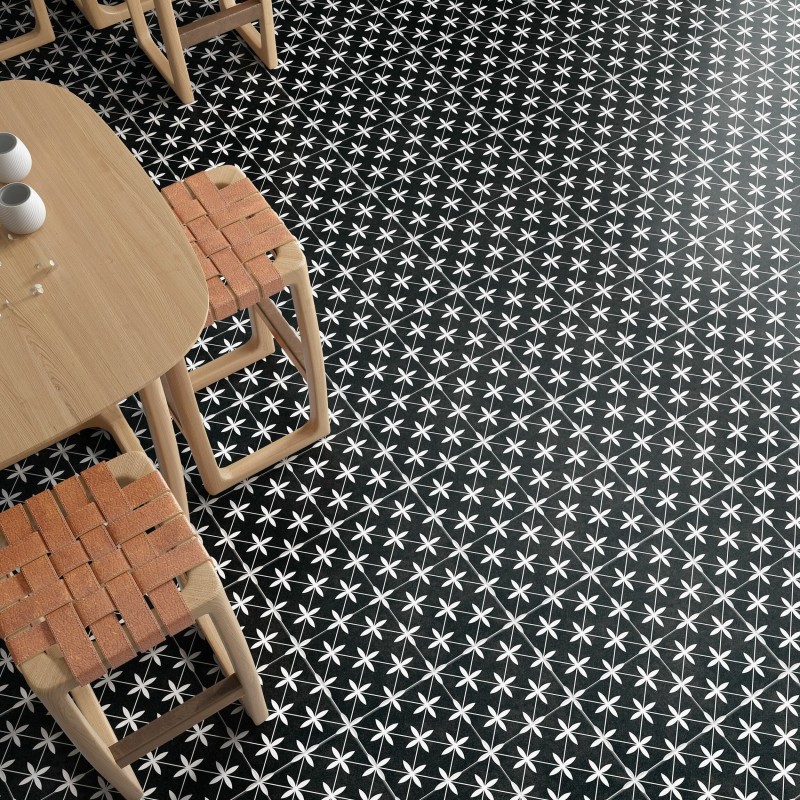 Poole Black Matt 45x45cm (box of 8)