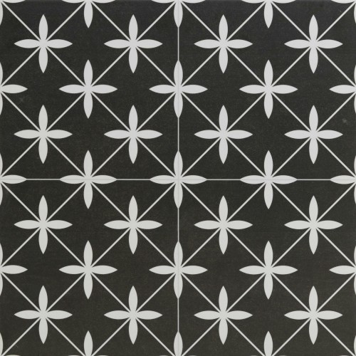 Poole Black Matt 45x45cm (box of 8)