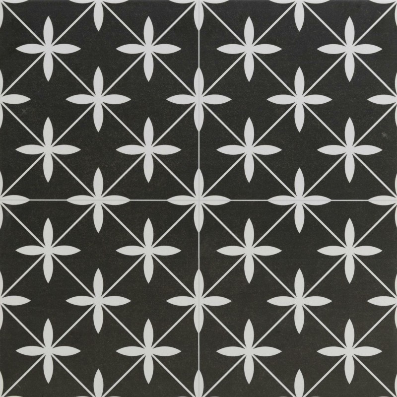 Poole Black Matt 45x45cm (box of 8)