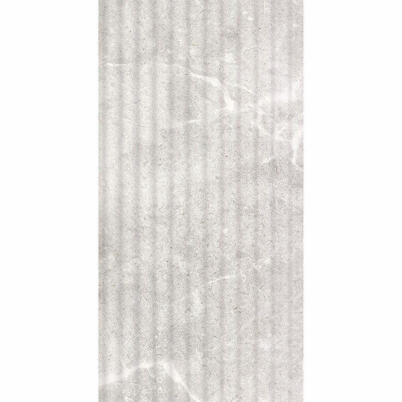 Agora Light Grey Gloss Decor 30x60cm (box of 9)