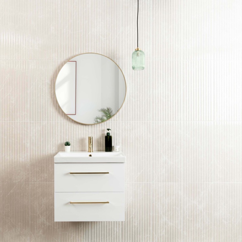 Imperial Warm White Gloss Decor 30x60cm (box of 9)