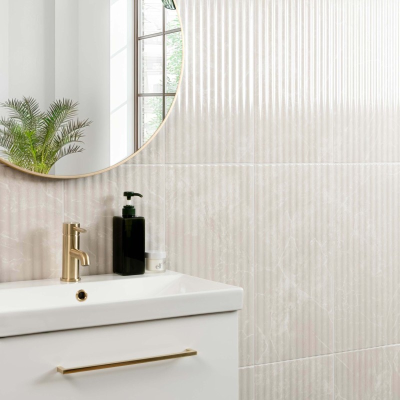 Imperial Warm White Gloss Decor 30x60cm (box of 9)