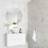 Riva White Gloss Decor 30x60cm (box of 9)
